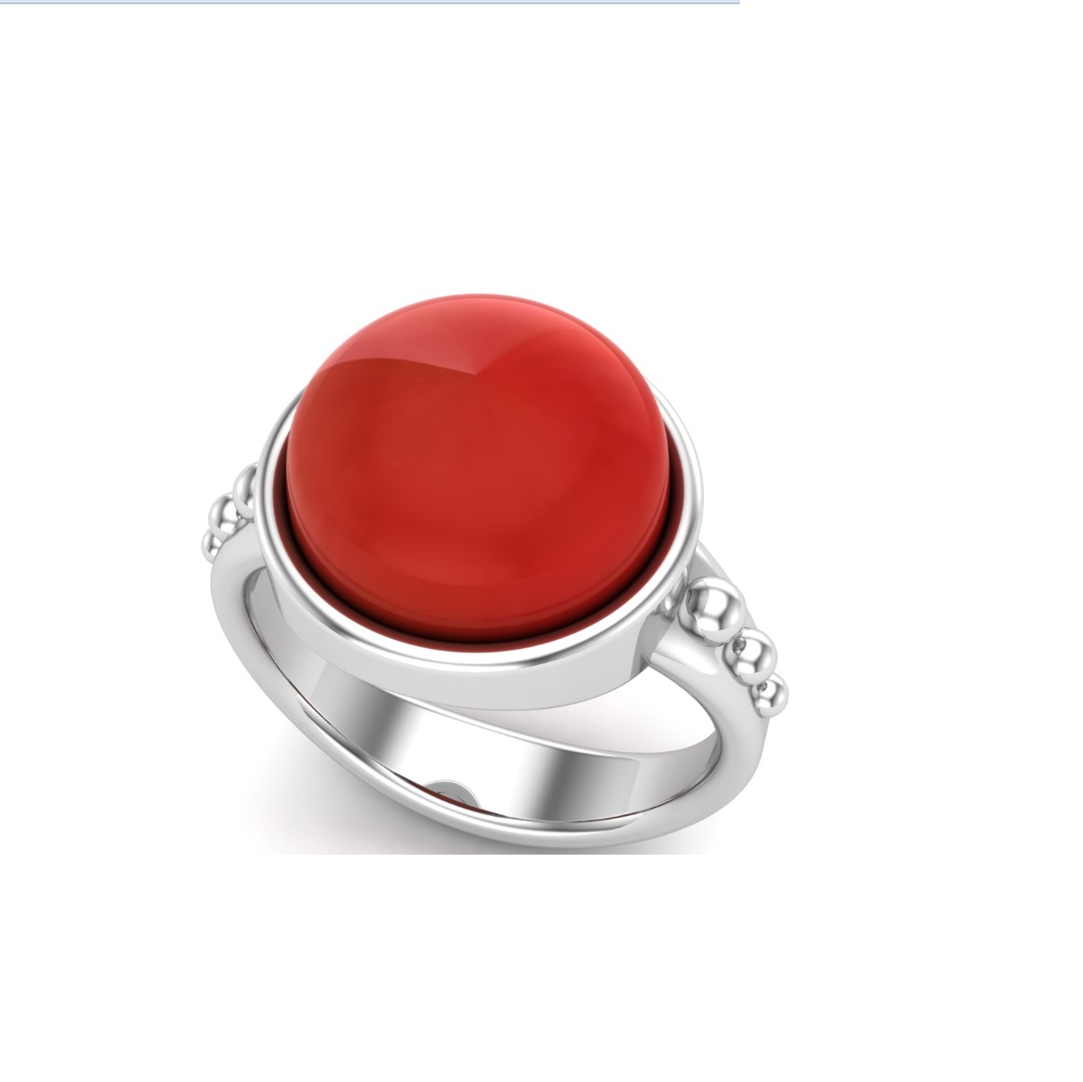 Bague cornaline argent Florence